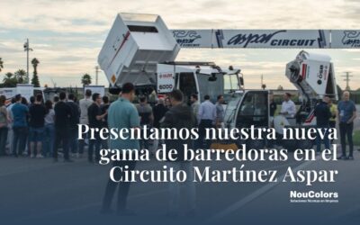 Barredoras industriales en el Circuito Martínez Aspar. Demostraciones, pruebas en pista y muchas ganas de compartir.