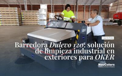 Barredora Dulevo 120: solución de limpieza industrial en exteriores para OKER