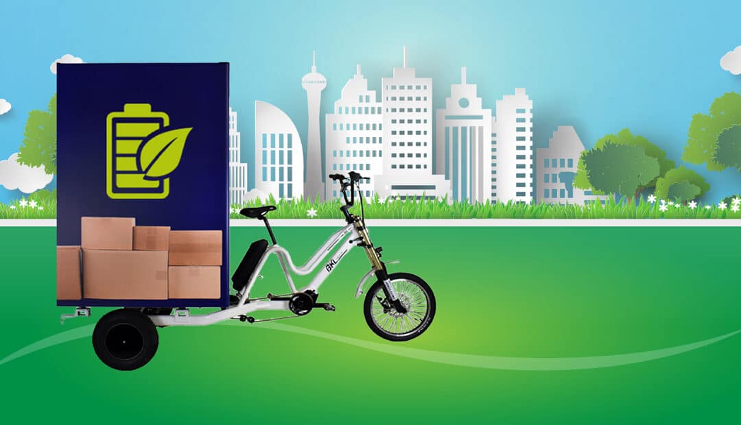 Únete a la movilidad sostenible con un triciclo eléctrico de reparto